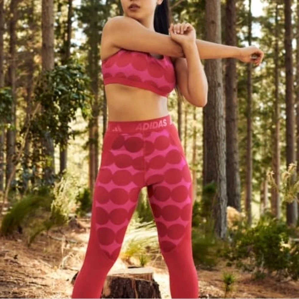 Adidas x Marimekko bralette and leggings/tights set - Picture 7 of 9